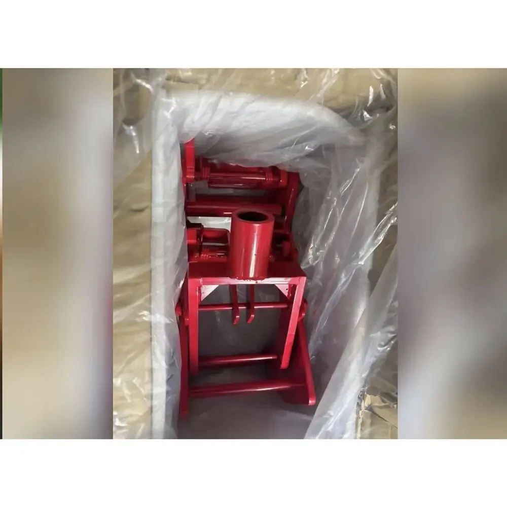 Cast Iron Heavy Duty Wall Jack Pole Jack Screw Mechanism 1000 lb Red
